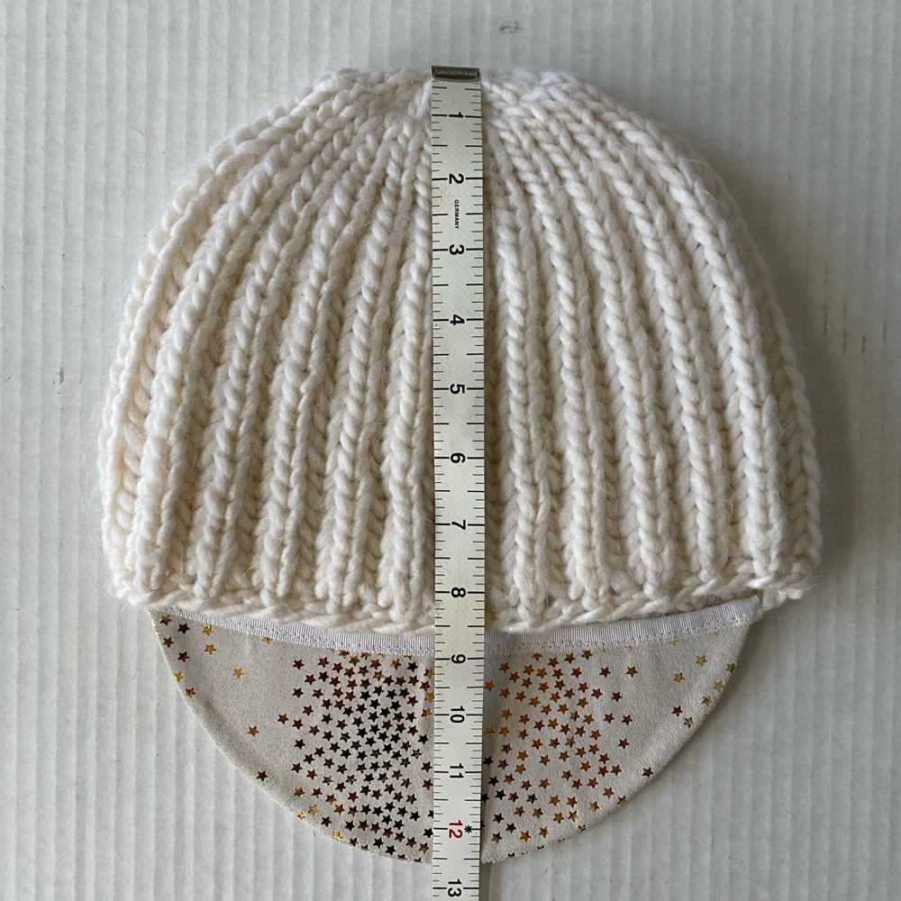House of Lafayette Theo Wool Alpaca Woven Hat with Leather ⭐️ Stars on Brim - Picture 6 of 15